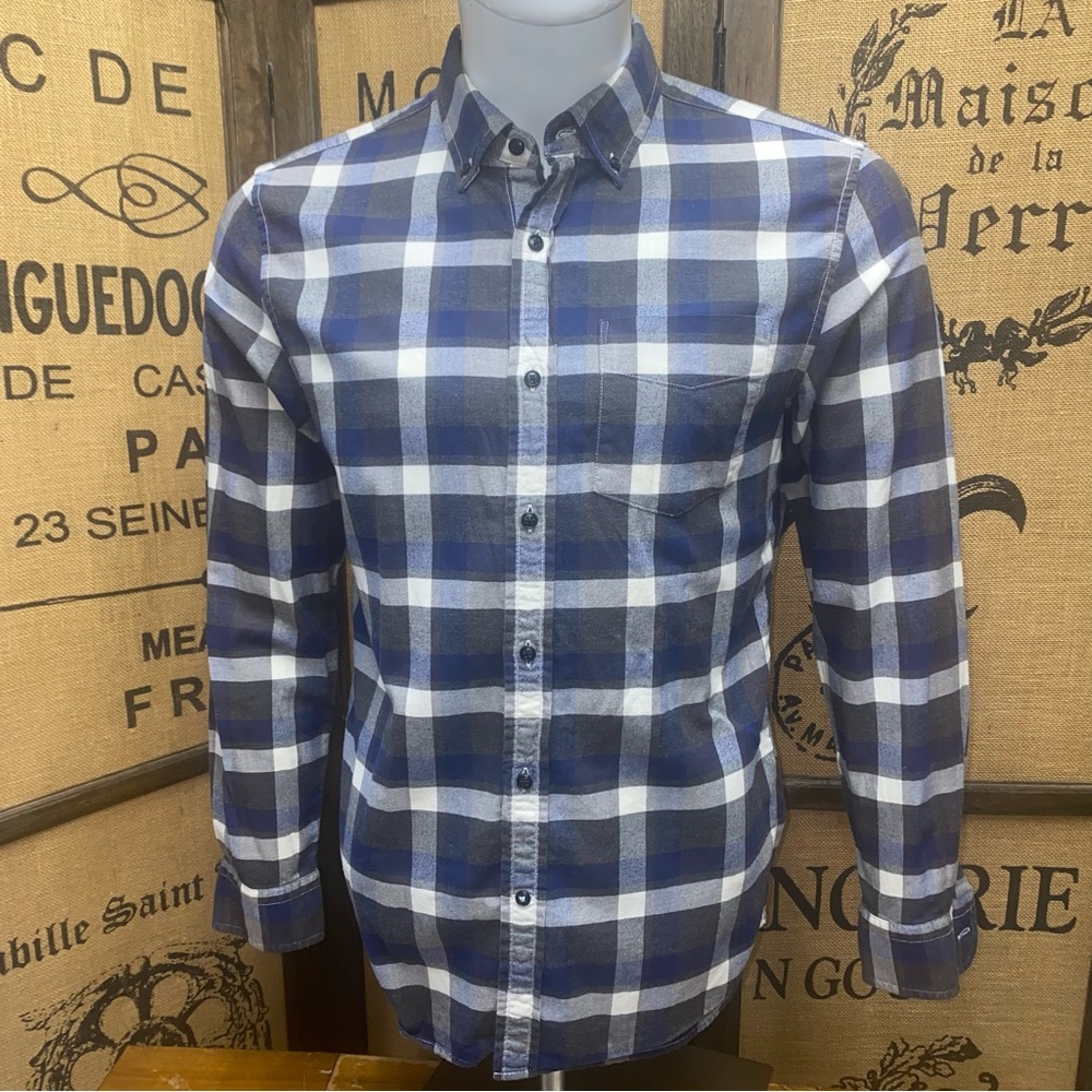 Banana Republic Luxe Flannel Shirt, M, Slim Fit